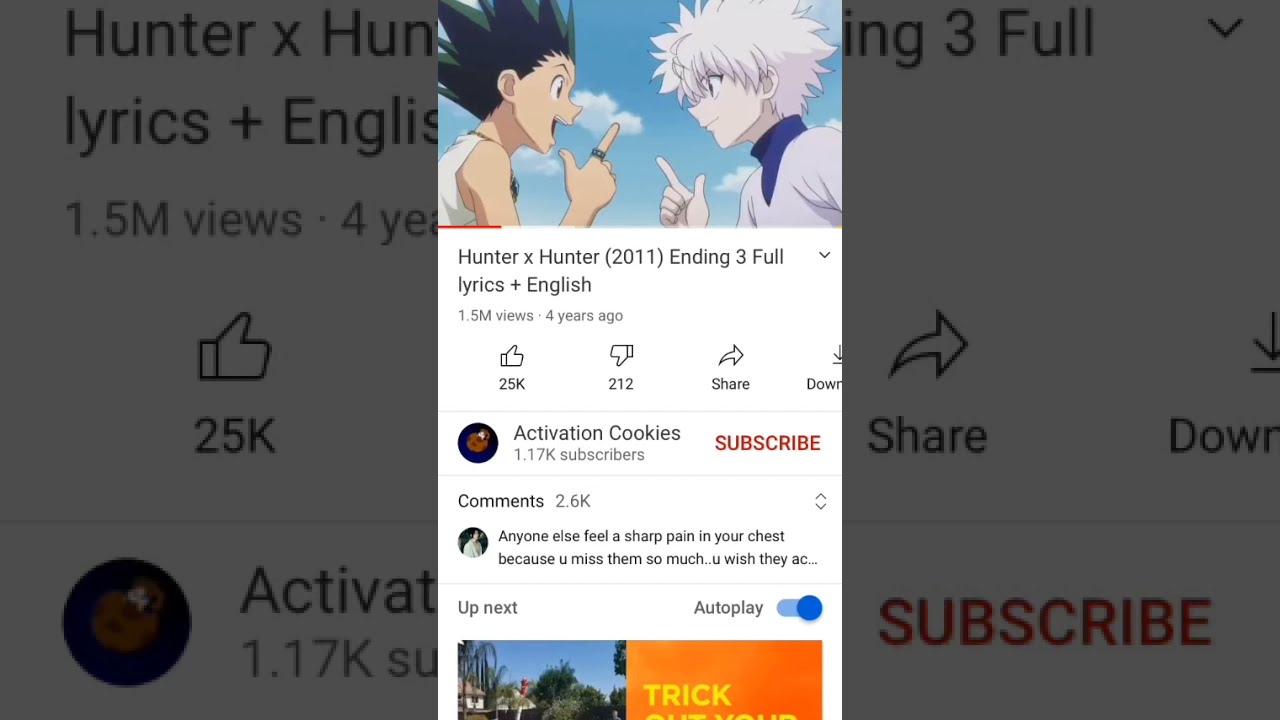 Hunter X Hunter Ending 3 Longer Time - YouTube