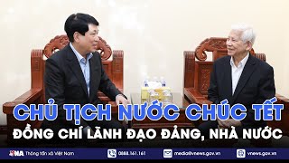 Chủ tịch nước chúc Tết, tri ân các đồng chí nguyên lãnh đạo Đảng, Nhà nước  - VNA