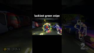 luckiest mariokart green shell snipe #mario #mariokart #mk8dx #nintendo