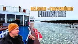 Finnlines Finnstar: Adventurous ferry journey through ice floes from Helsinki to Travemünde! ❄️️🇫🇮🇩🇪