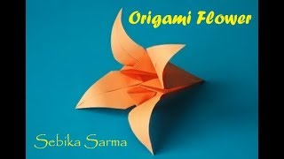 Easy Origami Paper Flower