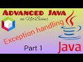 Exception handling in Java programming.