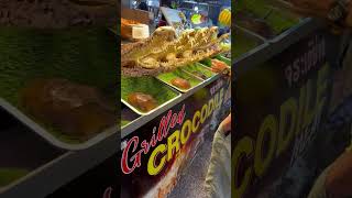 Krabi AoNang Landmark night market crocodile meat 🥩