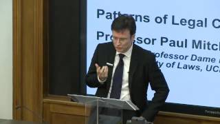 UCL Laws Inaugural Lecture | Professor Paul Mitchell: Patterns of Legal Change