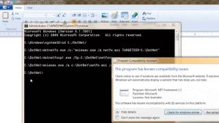 Installation of .NET Framework 1.1 on Windows 7 64bit