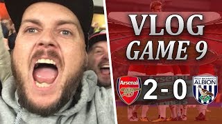 ARSENAL 2 v 0 WEST BROM - WE RODE OUR LUCK AT TIMES BUT WE WON - MATCHDAY VLOG
