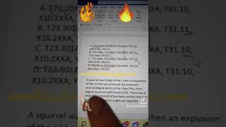 EXAMPLE Medical Coding Burns & how you can be tricked during certification exam