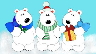 How to Draw a Polar Bear for Winter Holiday Easy