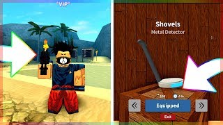 Code Getting The Insane Legendary Tool In Roblox Treasure Hunter - metal detector is overpowered all ite 1 year ago