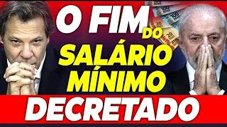 URGENTE: FIM do SALÁRIO-MÍNIMO 2025 e REAJUSTE dos BENEFÍCIOS ACIMA do SALÁRIO MÍNIMO 2025