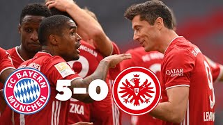 Bayern Munich vs Eintracht Frankfurt 5-0 | Robert Lewandowski Scores Perfect Hat-Trick