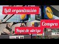 vamos a lidl+ organización+ropa de abrigo+ compra.