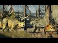 STEGOCERATOPS VS INDOMINUS REX: Hybrid Showdown! | Jurassic World Evolution 2