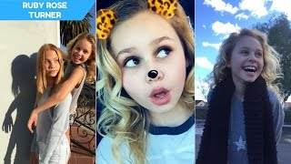 Ruby Rose Turner Musical.ly  Part 2 - 2017 Compilation Singing Dancing Musically
