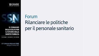 Rilanciare le politiche per il personale sanitario - 15a Conferenza GIMBE