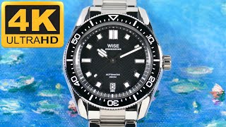 Wise – Adamascus AD8 Premium 904L Diver on Bracelet with Toolless Micro-adjustable clasp