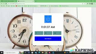 Alarm Clock | Coding Ninjas | Frontend Skill Test| Project
