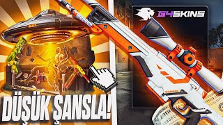 ÇOK DÜŞÜK ŞANSLA AWP ASIIMOV GELDİ VE ÇEKTİM! - G4Skins Promo Code 2025