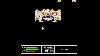 Hydlide 3 Visitor from the Dark NES/Famicom English final boss and ending (fan translation)