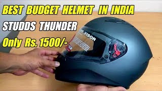 Studds Thunder Review | Comparison with LS2 | Best Budget Helmet