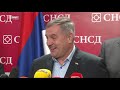 dodik cvijanović i višković na konferenciji za novinare