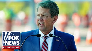 Georgia Gov. Brian Kemp speaks after winning reelection against Stacey Abrams