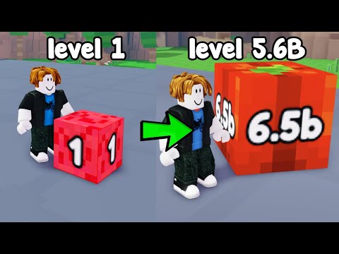 Unlocked block with max level in Merge Simulator Roblox!