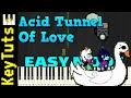 Acid Tunnel of Love [Deltarune: Chapter 2] by Toby Fox - Easy Mode [Piano Tutorial] (Synthesia)