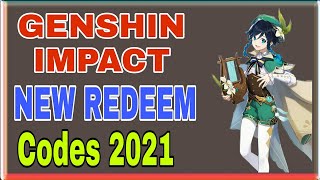 4 NEW GENSHIN IMPACT REDEEM CODES 2021 | GENSHIN IMPACT CODES 2021 | GENSHIN CODES #FOJIWELCOME