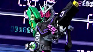 【ガンバライジング】仮面ライダージオウ ダブルアーマー 必殺技演出「マキシマムタイムブレーク」