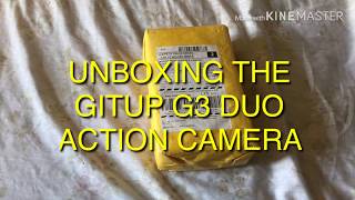 UNBOXING THE GITUP G3 DUO ACTION CAMERA