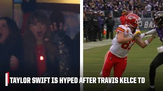 Taylor Swift is ECSTATIC after Mahomes finds Kelce for Chiefs' TD 🤩 | NFL on ESPN