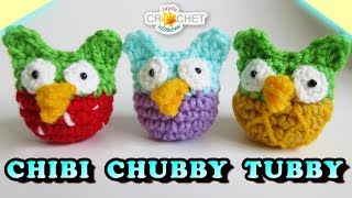 Chibi Chubby Tubby Owl Crochet Pattern & Tutorial