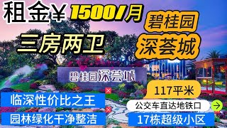 第4集租金1500碧桂园深荟城大三房