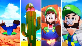 Mario & Luigi: Brothership - All Luigi Crash Landings