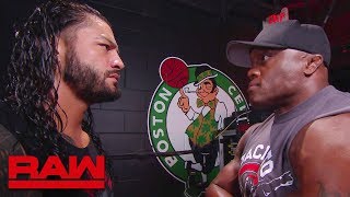 Bobby Lashley confronts Roman Reigns backstage: Raw, July 9, 2018