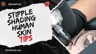 Stipple Shading On Human Skin Tips