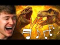 Reacting to D-REX vs T-REX the RAP BATTLE!?