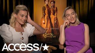 'Mary Queen Of Scots': Margot Robbie Dishes On Her Movie Make-Under & Saoirse Ro