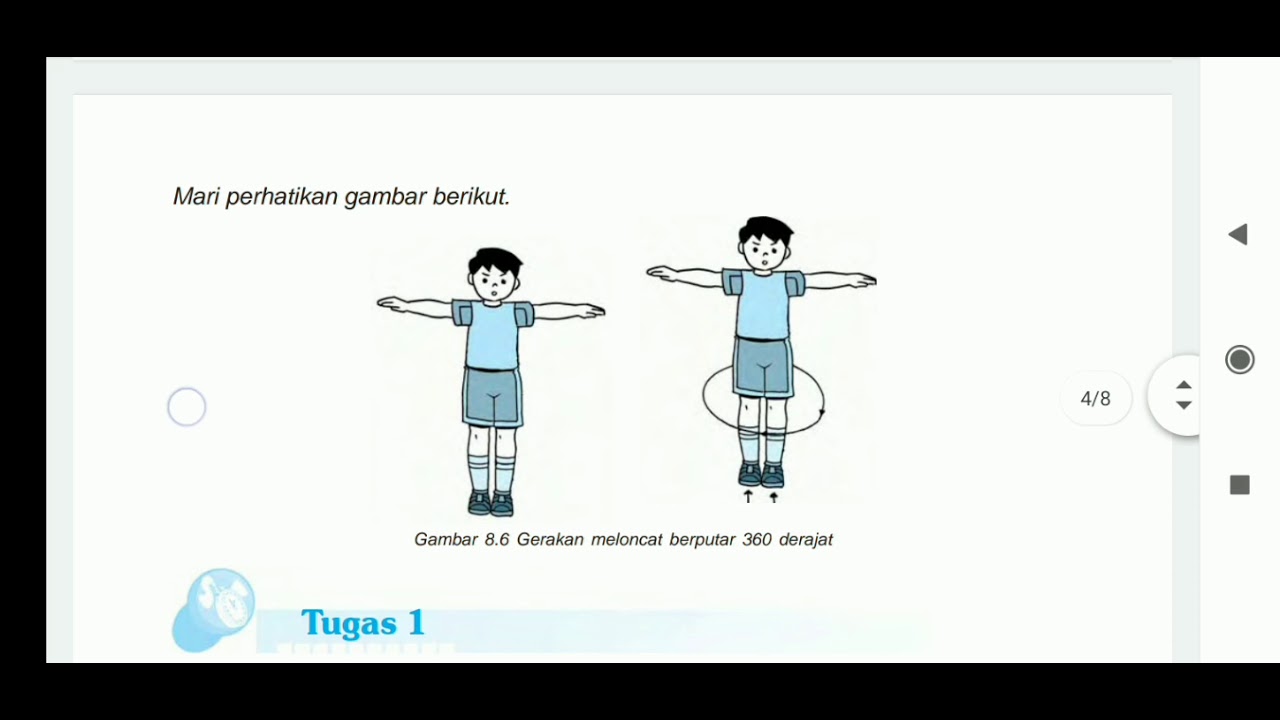 Materi Pjok Kelas 4 Pembelajaran 8 Rangkaian Senam Lantai & Merangkak ...