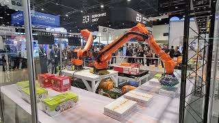 ProMat 2023 - Mujin/KUKA - Palletizing with Mobile Robots