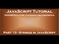 Strings in JavaScript