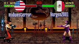 FT5 @mk2: midwesterror (US) vs Yurgen2001 (MX) [Mortal Kombat 2 Fightcade] Jan 14