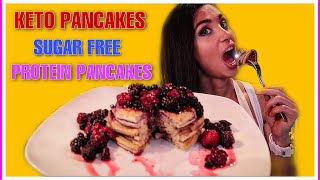 HOW TO MAKE THE BEST KETO PANCAKES IN  THE WORLD | PROTEIN PANCAKES | THE BEST KETO PANCAKE RECIPE