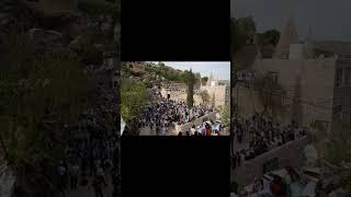 The Yazidi community celebrated the start of the year 6773 at Lalish Temple, nestled in a mountain