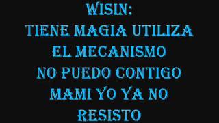 Wisin y Yandel - Te Siento (Letra - Lyrics)