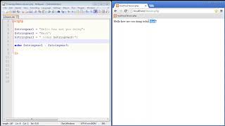 05 PHP Tutorial for Beginners 05 String concatenation | Computer Monk 🔴
