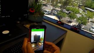 High density wireless sensor data visualization using augmented reality