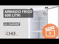 Armadio frigo 600 litri CHAF600P