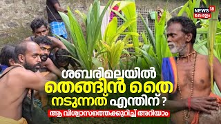 ശബരിമലയിൽ തെങ്ങിൻ തൈ നടുന്നത് എന്തിന് ?ആ വിശ്വാസത്തെക്കുറിച്ച് അറിയാം |Sabarimala Mandala Pooja 2024